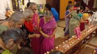 Samuhika Durganamaskara Seva on Kartika Purnima at SCM Bengaluru (15 Nov 2024)